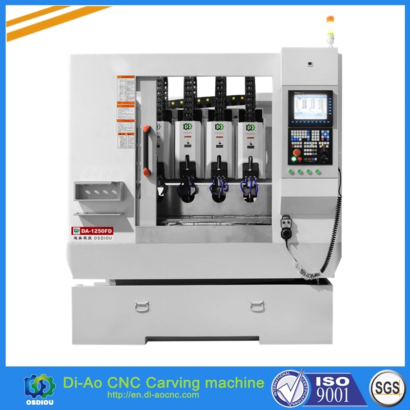 2.5D/3D Knife Magazine CNC Carving Machine Manufacturer for Polishing/Drilling/Milling/Chamfering/Cutting/Carving/Engraving