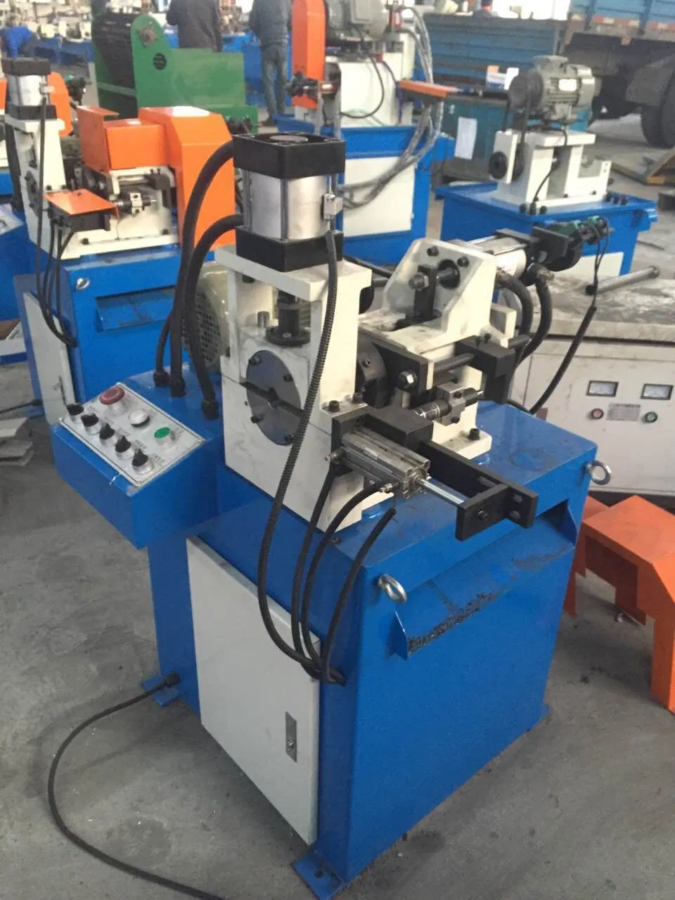 AC 80 Single Head Deburring Machine Round Bar Chamfering Machine