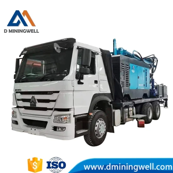 Dminingwell usou máquina de perfuração de poços de água profunda montada em caminhão de 600 m para venda